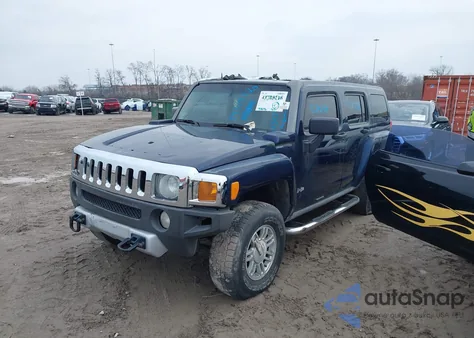 2008 Hummer H3 Suv z USA, uszkodzony, nr VIN 5GTEN13E488162434